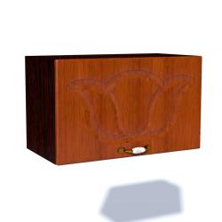 1 Corp superior 60 cu 1 usa orizontala pentru hota Zebra MDF frunza cedru