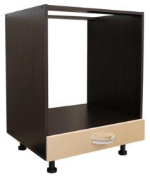 Spectral Mobila Corp pentru cuptor incorporabil cu sertar Zebra, wenge/cappuccino lucios, fara blat, 60 x 82 x 57 cm