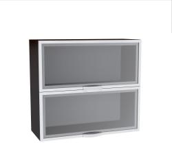 1 Corp superior vitrina 80 cu 2 usi orizontale Zebra