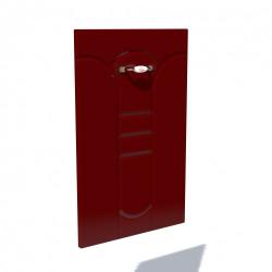 Spectral Mobila Front pentru masina de spalat vase 45cm MDF tulip rosu