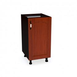 Spectral Mobila Corp inferior cu 1 usa dreapta Zebra, Wenge/ MDF Cedru Mustata, fara blat, 40 x 82 x 50 cm