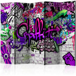 Artgeist Paraván - Purple Graffiti [Room Dividers]