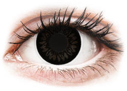 MAXVUE VISION ColourVUE BigEyes Dolly Black - cu dioptrie (2 lentile) - contact-lentile