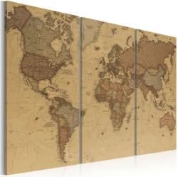 Artgeist Kép - Stylish World Map - terkep-center - 26 730 Ft