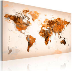 Artgeist Kép - Map of the World - Desert storm