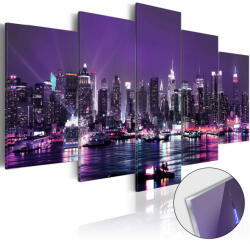 Artgeist Akrilüveg kép - Purple Sky [Glass] - terkep-center - 179 400 Ft