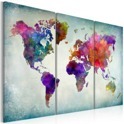 Artgeist Kép - World in Colors - terkep-center - 27 324 Ft