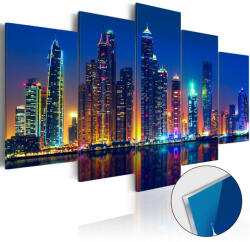 Artgeist Akrilüveg kép - Nights in Dubai [Glass] - terkep-center - 179 400 Ft