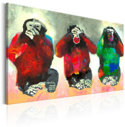 Artgeist Kép - Three Wise Monkeys - terkep-center - 32 000 Ft
