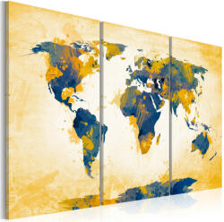 Artgeist Kép - Four corners of the World - triptych - terkep-center - 32 400 Ft
