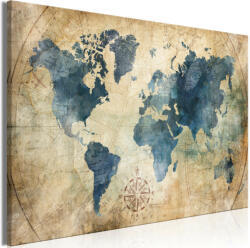 Artgeist Kép - Retro Map (1 Part) Wide - terkep-center - 32 400 Ft