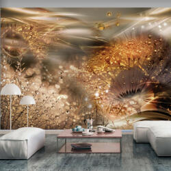 Artgeist Fotótapéta - Dandelions' World (Gold) - terkep-center - 27 891 Ft