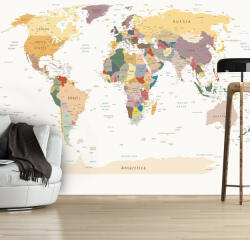 Artgeist Fotótapéta térkép - World Map Világtérkép 400x280