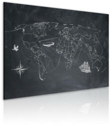 Artgeist Kép - Utazás a világ körül - terkep-center - 27 324 Ft