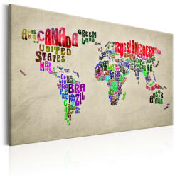 Artgeist Kép - World Map: World Tour (EN) - terkep-center - 27 324 Ft