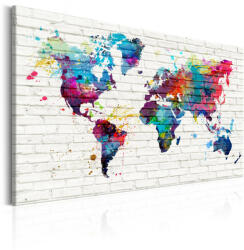 Artgeist Kép - Modern Style: Walls of the World - terkep-center - 26 730 Ft