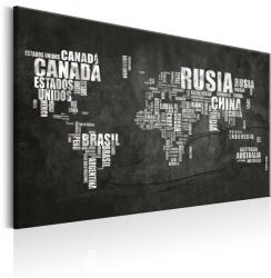 Artgeist Kép - World Map: Spanish Geography (ES) - terkep-center - 25 990 Ft