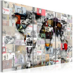 Artgeist Kép - Modern World's Map - terkep-center - 26 730 Ft