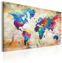 Artgeist Kép - World Map: Urban Style - terkep-center - 27 324 Ft