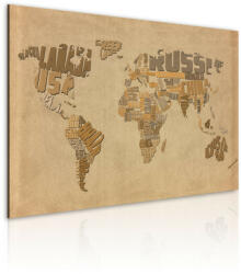 Artgeist Kép - Régi térkép a világ - terkep-center - 26 730 Ft