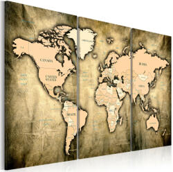 Artgeist Kép - World Map: The Sands of Time - terkep-center - 26 730 Ft
