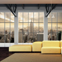 Artgeist Fotótapéta - Clouds over New York City - terkep-center - 10 350 Ft