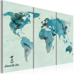 Artgeist Kép - Avian migráció - triptych - terkep-center - 32 400 Ft