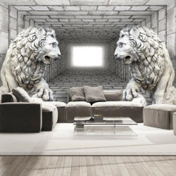 Artgeist Fotótapéta - Stone Lions - terkep-center - 21 150 Ft