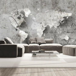 Artgeist Fotótapéta térkép - Map and letter Világtérkép 100x70