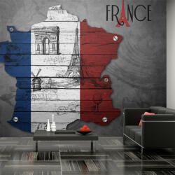 Artgeist Fotótapéta - France (symbols) - terkep-center - 29 340 Ft