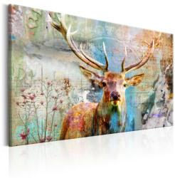 Artgeist Kép - Deer on Wood - terkep-center - 32 400 Ft