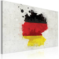 Artgeist Kép - Térkép Németország - terkep-center - 27 324 Ft