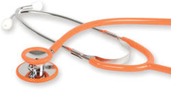 Gima Stetoscop cu capsula dubla GIMA- Latex Free - portocaliu (32577)