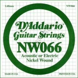D'ADDARIO NW066 különálló elektromos gitárhúr, nikkel, . 066