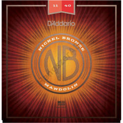 D'ADDARIO NBM1140 mandolín húrkészlet 011-040, nickel-bronze, medium