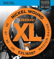 D'ADDARIO EXL160BT basszus gitár húrkészlet 50-120 nikkel, széria XL long scale