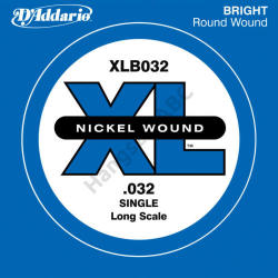 D'ADDARIO XLB032 különálló basszus gitárhúr, nikkel, XL széria 032, long scale
