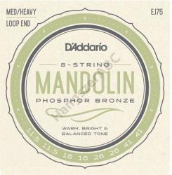 D'ADDARIO EJ75 mandolín húrkészlet 0115-041, phosphor-bronze, medium/heavy