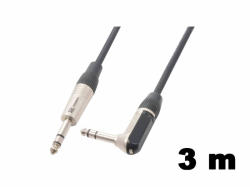 PD CONNEX CX78-3 sztereo jelkábel (6, 3 mm Jack pipa - 6, 3 mm Jack) - (3 m)