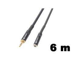 PD CONNEX CX90-6 sztereo hosszabbító jelkábel (3, 5 mm Jack papa - 3, 5 mm Jack mama) - (6 m)