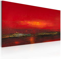 Artgeist Kézzel festett kép - Vörös naplementét a tengeren