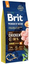 Brit Premium By Nature Hrana uscata pentru cainii junior talie medie M 15 kg