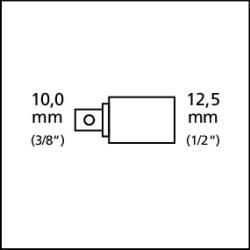 Suki Adapter 10, 0x12, 5mm 1/2x3/8