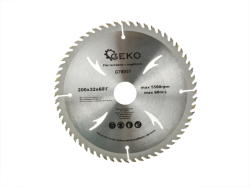 GEKO körfűrészlap körfűrész tárcsa vágótárcsa vídiás 200×32 mm 60 fog G78051 (G78051)
