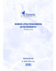VICTORIA C. 5230-152/a Soros iktatókönyv (C.5230-152)