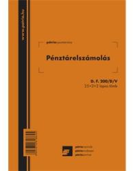 PÁTRIA DF. 200/d/V Pénztárelszámolás, önindigós 25x2+2 lapos (D.F.200/D/V)