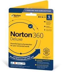 Symantec Norton 360 Deluxe 50GB CZ (1 User/5 Device/1 Year) 21405762