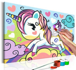 Artgeist Kifestő - Colourful Unicorn 33x23
