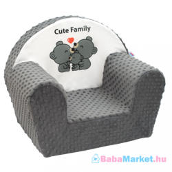 NEW BABY Babafotel - New Baby Cute Family szürke