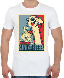 printfashion Kázmér és Huba - Férfi póló - Fehér (2262495)